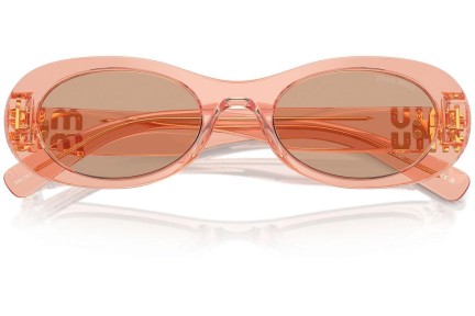 Solbriller Miu Miu MU06ZS 13T1P1 Oval Pink