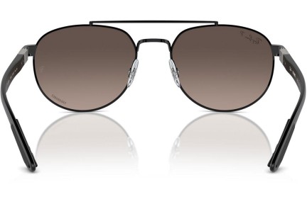 Solbriller Ray-Ban RB3736CH 002/5J Polarized Rektangulær Sort