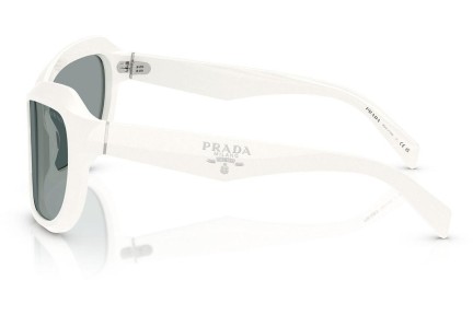 Solbriller Prada PRA27SF 17K3C2 Cat Eye Hvid