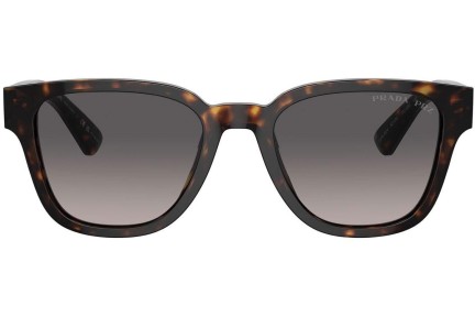 Solbriller Prada PRA04S 19J09G Polarized Rektangulær Havana