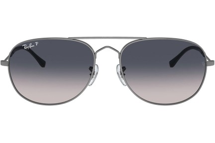 Solbriller Ray-Ban RB3735 004/78 Polarized Pilot Grå