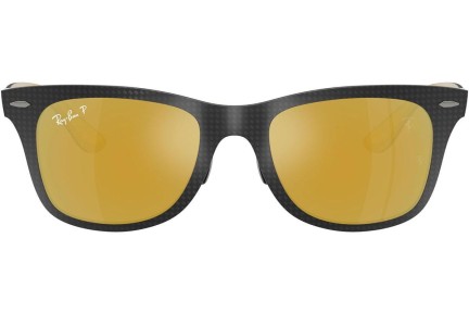 Solbriller Ray-Ban RB8395M F1156B Polarized Firkantet Sort