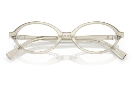 Briller Miu Miu MU01XV 12U1O1 Oval Beige