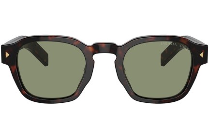 Solbriller Prada PRA16SF 17N20G Polarized Rund Havana