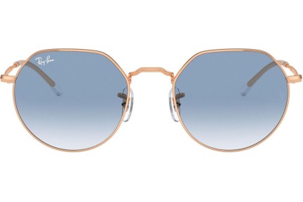 Solbriller Ray-Ban Jack RB3565 92023F Rund Guld