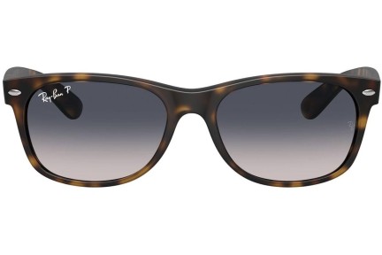 Solbriller Ray-Ban New Wayfarer RB2132 865/78 Polarized Firkantet Havana