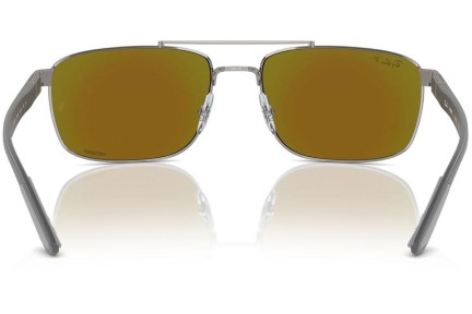 Solbriller Ray-Ban RB3737CH 004/A1 Polarized Rektangulær Grå