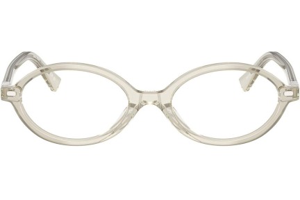 Briller Miu Miu MU01XV 12U1O1 Oval Beige