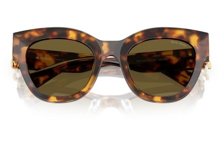 Solbriller Miu Miu MU01YS 14L09Z Cat Eye Havana