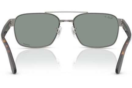 Solbriller Ray-Ban RB3751CH 004/3R Polarized Firkantet Sølv