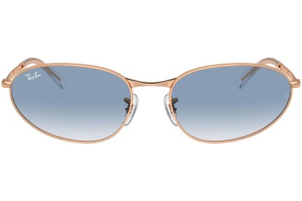 Solbriller Ray-Ban RB3734 92023F Oval Guld