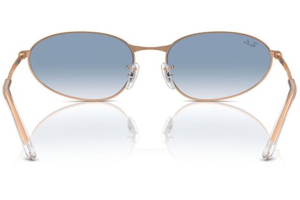 Solbriller Ray-Ban RB3734 92023F Oval Guld