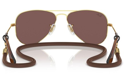 Solbriller Ray-Ban Junior Aviator Junior RJ9506S 223/6G Pilot Guld