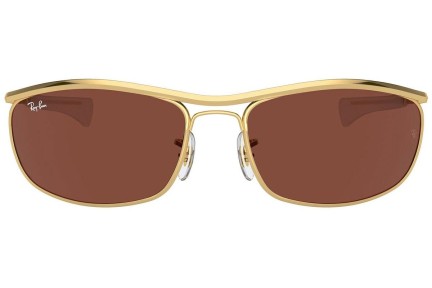 Solbriller Ray-Ban Olympian I Deluxe RB3119M 001/C5 Rektangulær Guld