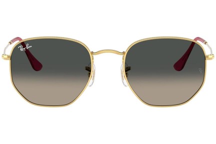 Solbriller Ray-Ban Hexagonal RB3548N 001/71 Rund Guld