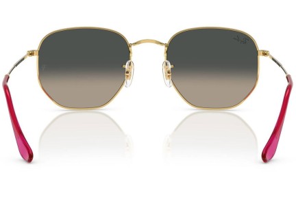 Solbriller Ray-Ban Hexagonal RB3548N 001/71 Rund Guld