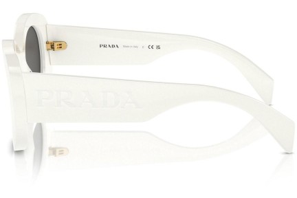 Solbriller Prada PRA13SF 1425S0 Oval Hvid