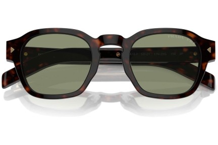 Solbriller Prada PRA16SF 17N20G Polarized Rund Havana