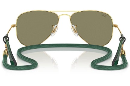 Solbriller Ray-Ban Junior Aviator Junior RJ9506S 223/6R Pilot Guld