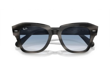 Solbriller Ray-Ban State Street RB2186 14043F Firkantet Grå