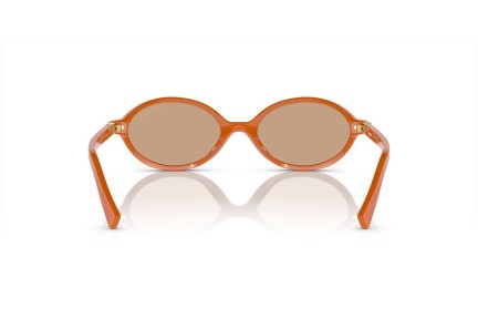 Solbriller Miu Miu MU04ZSF 11V40D Oval Orange