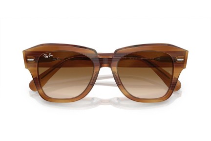 Solbriller Ray-Ban State Street RB2186 140351 Firkantet Brun