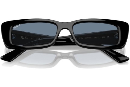 Solbriller Ray-Ban RB4425 66772V Polarized Rektangulær Sort