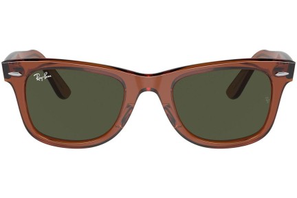 Solbriller Ray-Ban Wayfarer RB2140F 677631 Firkantet Brun