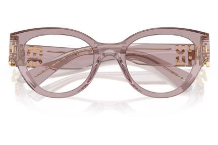 Briller Miu Miu MU01VV 12W1O1 Oval Pink