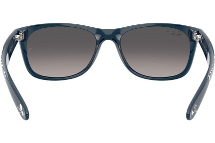 Solbriller Ray-Ban New Wayfarer RB2132 6796M3 Polarized Firkantet Blå