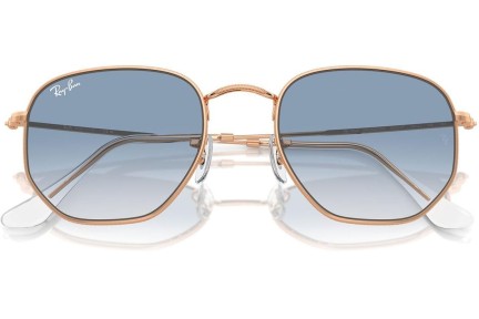 Solbriller Ray-Ban Hexagonal RB3548 92023F Pilot Guld