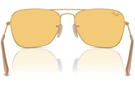 Solbriller Ray-Ban Caravan RB3136 001/4A Pilot Guld