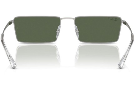 Solbriller Ray-Ban RB3741 003/9A Polarized Rektangulær Sølv