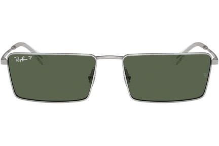 Solbriller Ray-Ban RB3741 003/9A Polarized Rektangulær Sølv