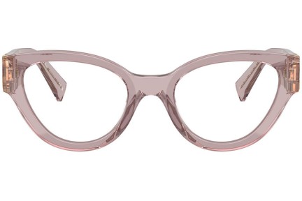 Briller Miu Miu MU01VV 12W1O1 Oval Pink