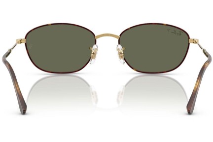 Solbriller Ray-Ban RB3749 927358 Polarized Rektangulær Guld