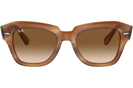 Solbriller Ray-Ban State Street RB2186 140351 Firkantet Brun