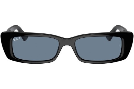 Solbriller Ray-Ban RB4425 66772V Polarized Rektangulær Sort