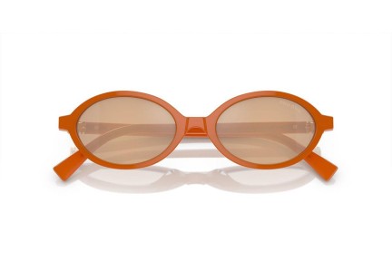 Solbriller Miu Miu MU04ZSF 11V40D Oval Orange