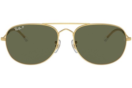 Solbriller Ray-Ban RB3735 001/58 Polarized Pilot Guld