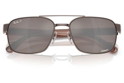 Solbriller Ray-Ban RB3751CH 9259AN Polarized Firkantet Brun