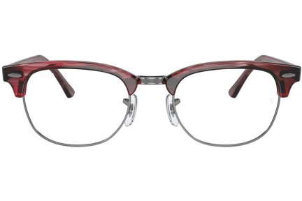 Briller Ray-Ban Clubmaster RX5154 8376 Browline Rød