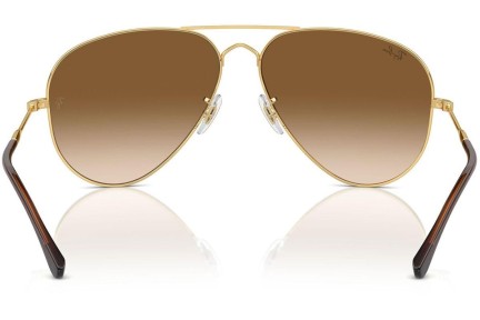 Solbriller Ray-Ban RB3825 001/51 Pilot Guld