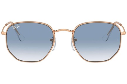 Solbriller Ray-Ban Hexagonal RB3548 92023F Pilot Guld