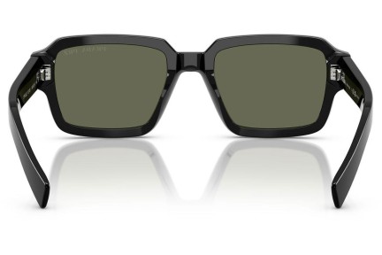 Solbriller Prada PR02ZS 1AB03R Polarized Rektangulær Sort