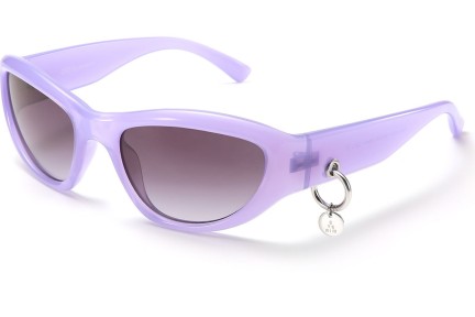 Solbriller OiO by eyerim Meteor Lilac Grey Enkelt lense | Shield Lilla