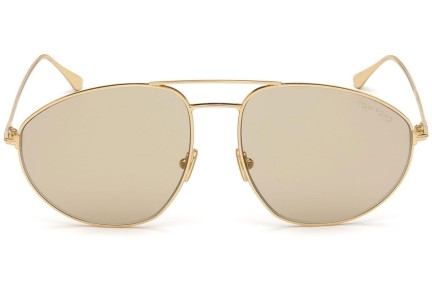 Solbriller Tom Ford FT0796 30E Pilot Guld