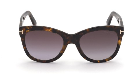 Solbriller Tom Ford FT0870 52T Cat Eye Havana