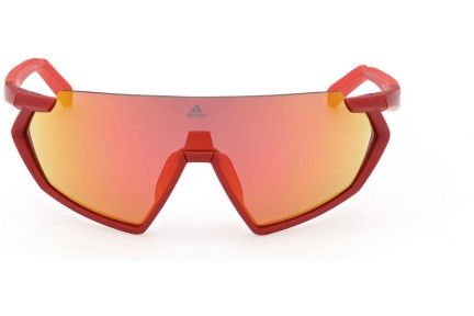 Solbriller Adidas Sport SP0041 67U Enkelt lense | Shield Rød