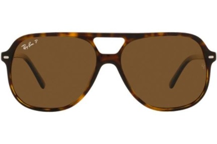 Solbriller Ray-Ban Bill RB2198 902/57 Polarized Firkantet Havana